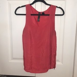 Petticoat Alley Coral tank with side zippers